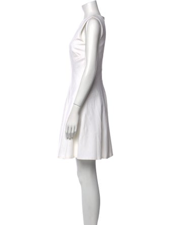 Diane von Furstenberg Scoop Neck Mini Dress