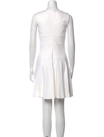 Diane von Furstenberg Scoop Neck Mini Dress