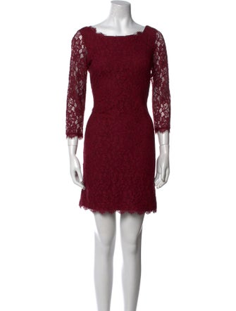 Diane von Furstenberg Lace Mini Dress