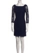 Diane von Furstenberg Lace Pattern Mini Dress