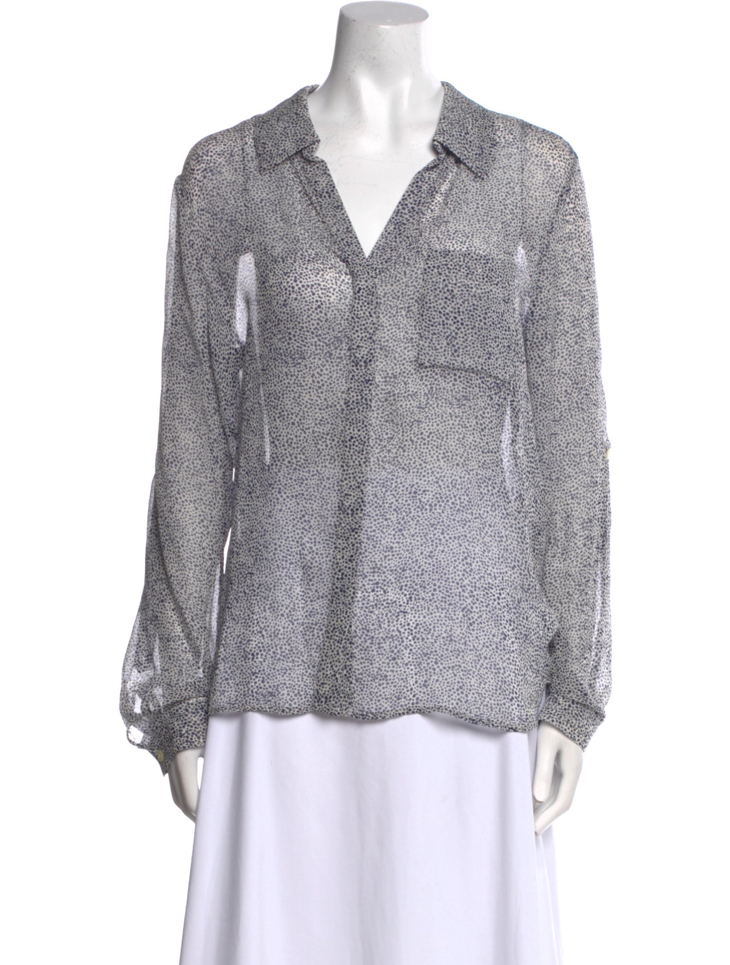 Diane von Furstenberg Silk Printed Blouse