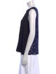 Diane von Furstenberg Crew Neck Sleeveless Top