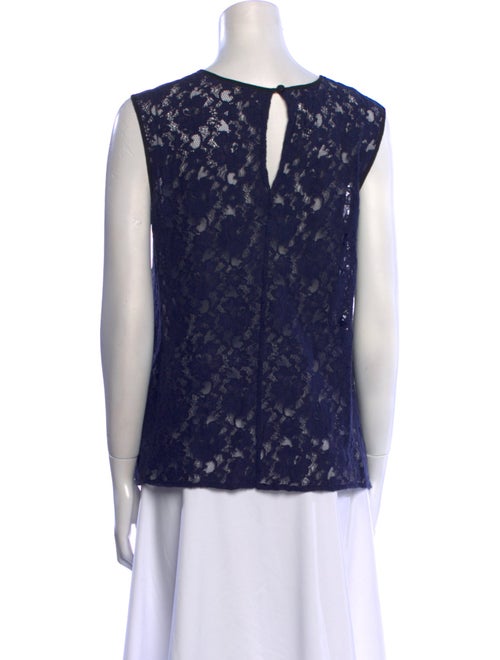 Diane von Furstenberg Crew Neck Sleeveless Top