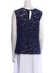 Diane von Furstenberg Crew Neck Sleeveless Top
