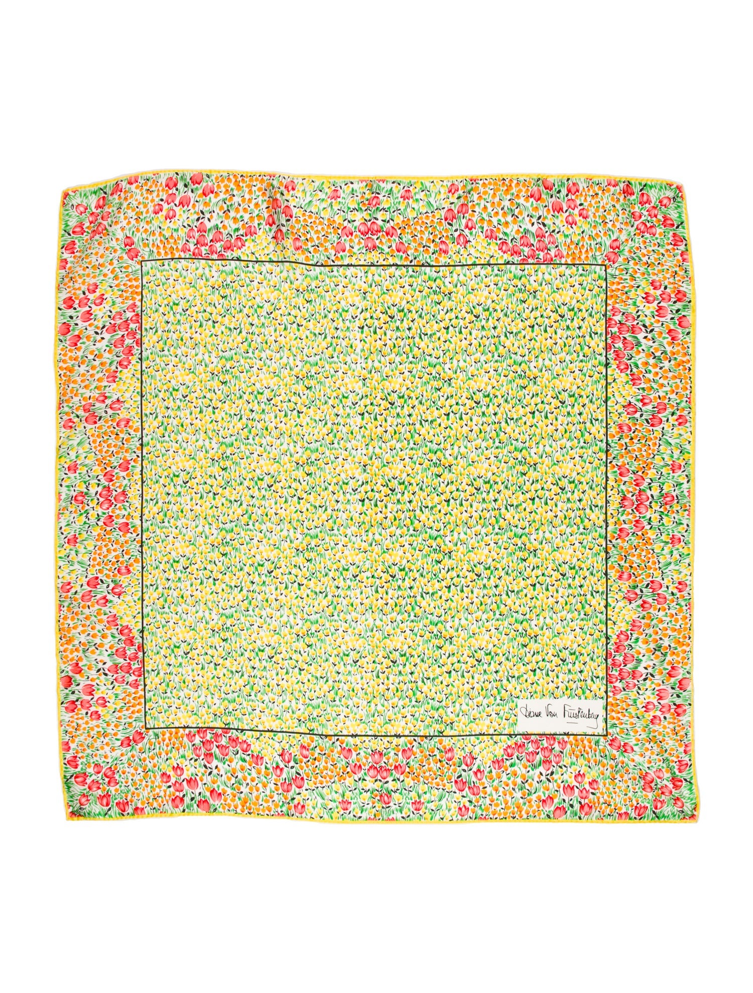 Diane von Furstenberg Silk Printed Scarf