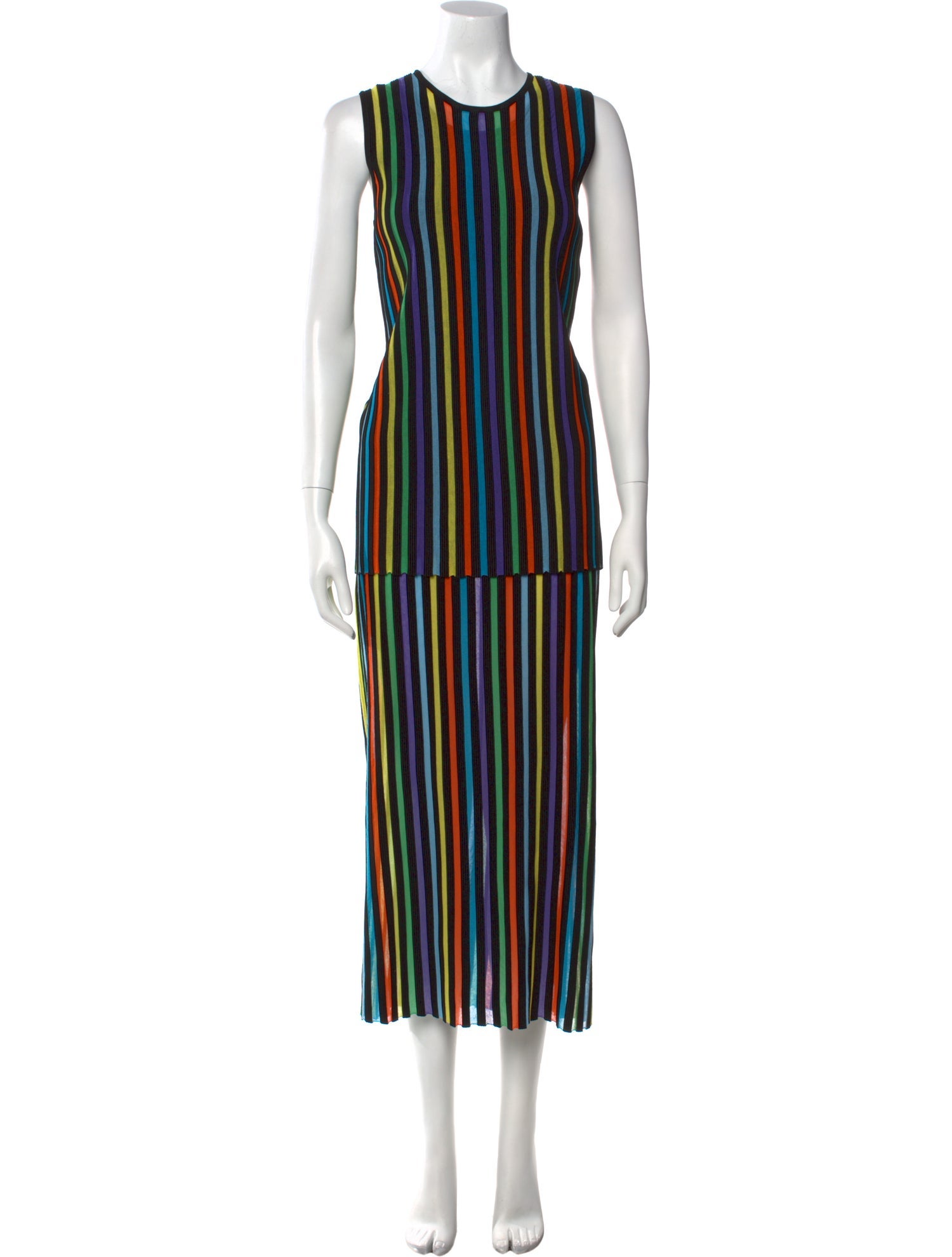Diane von Furstenberg Striped Long Dress w/ Tags