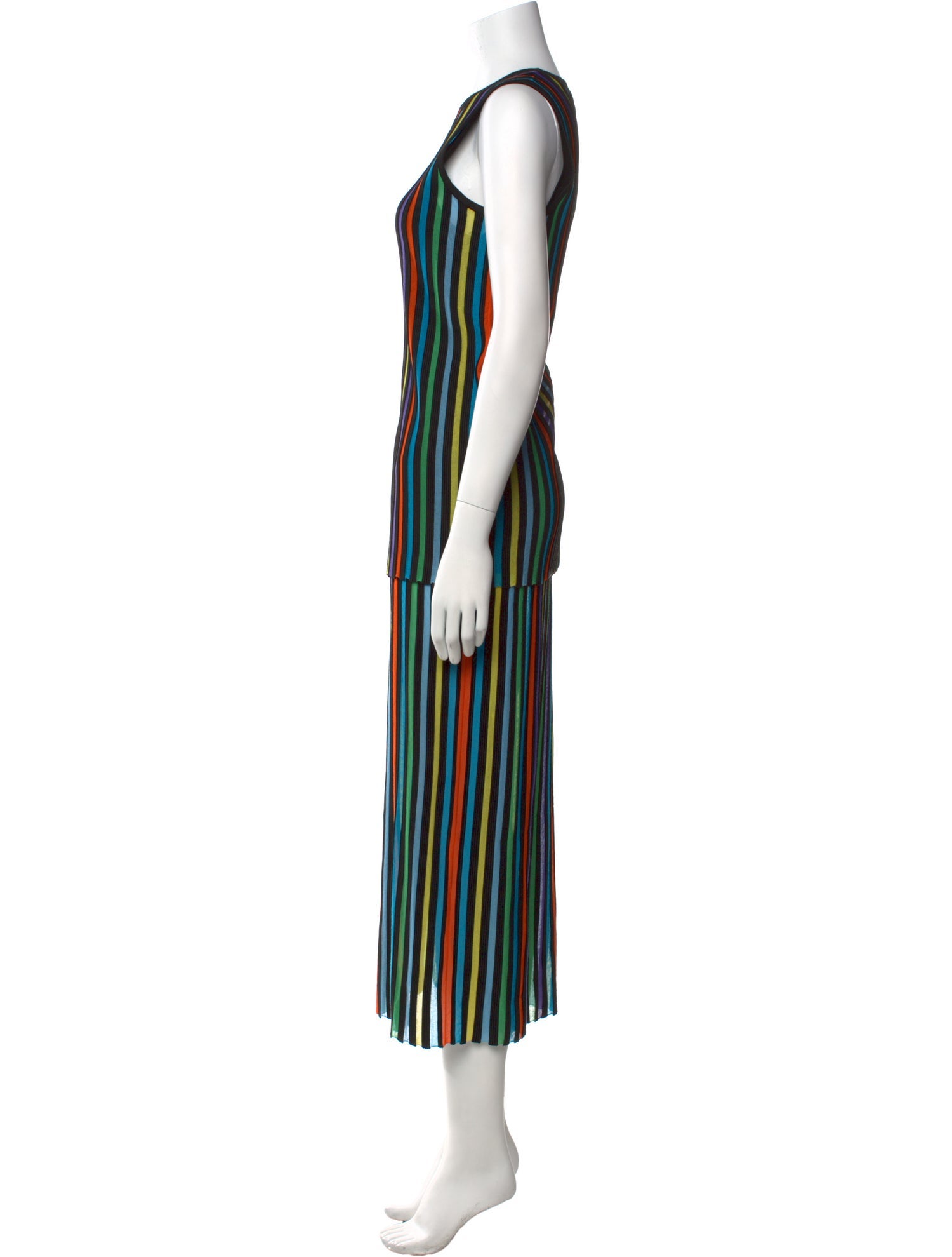 Diane von Furstenberg Striped Long Dress w/ Tags