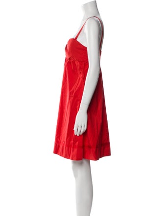 Diane von Furstenberg Square Neckline Mini Dress