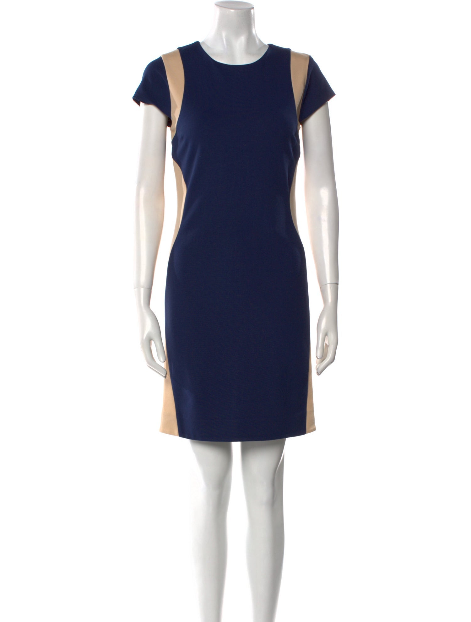 Diane von Furstenberg Crew Neck Mini Dress