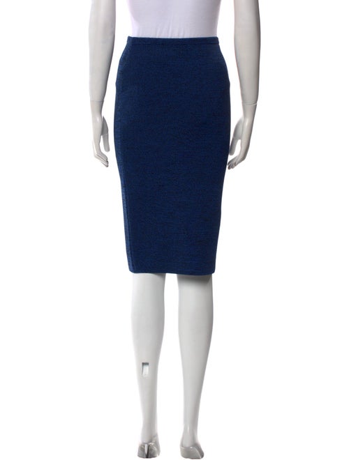 Diane von Furstenberg Lace Trim Embellishment Knee-Length Skirt