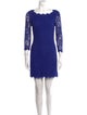 Diane von Furstenberg Lace Pattern Mini Dress