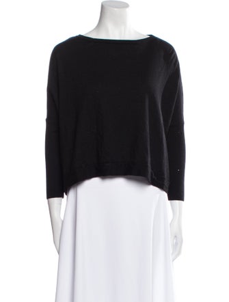 Diane von Furstenberg Merino Wool Bateau Neckline Sweater