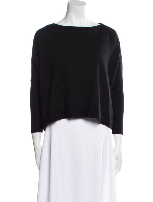 Diane von Furstenberg Merino Wool Bateau Neckline Sweater