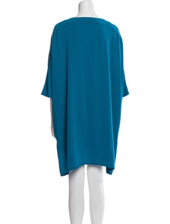 Diane von Furstenberg Bateau Neckline Mini Dress