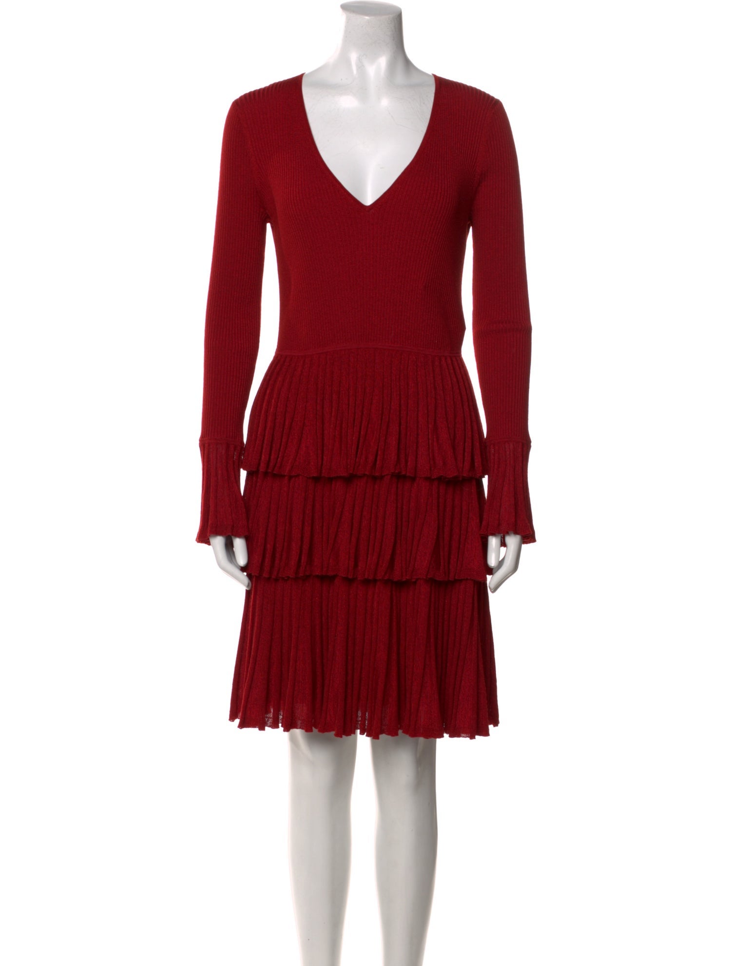 Diane von Furstenberg Merino Wool Midi Length Dress