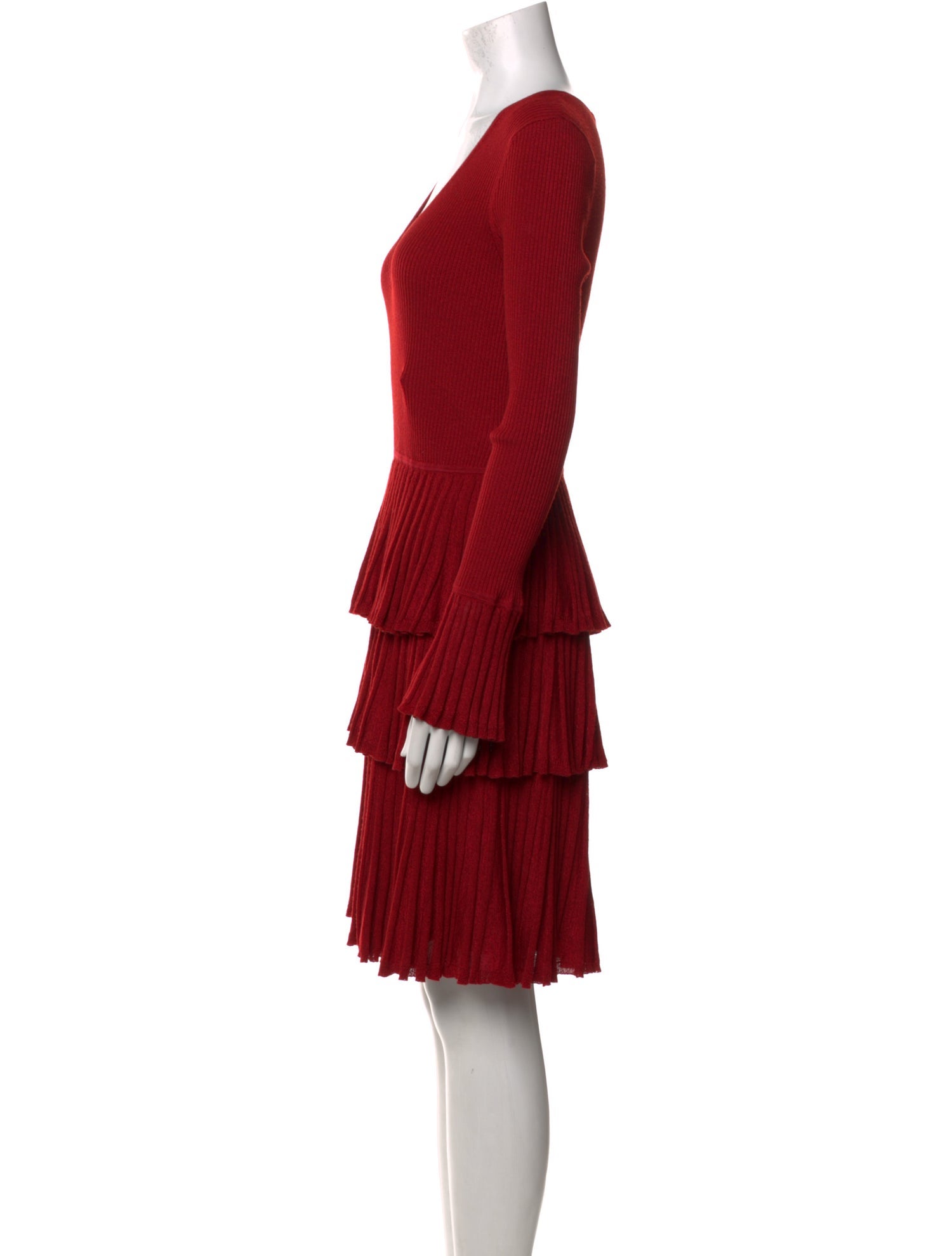 Diane von Furstenberg Merino Wool Midi Length Dress