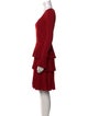 Diane von Furstenberg Merino Wool Midi Length Dress