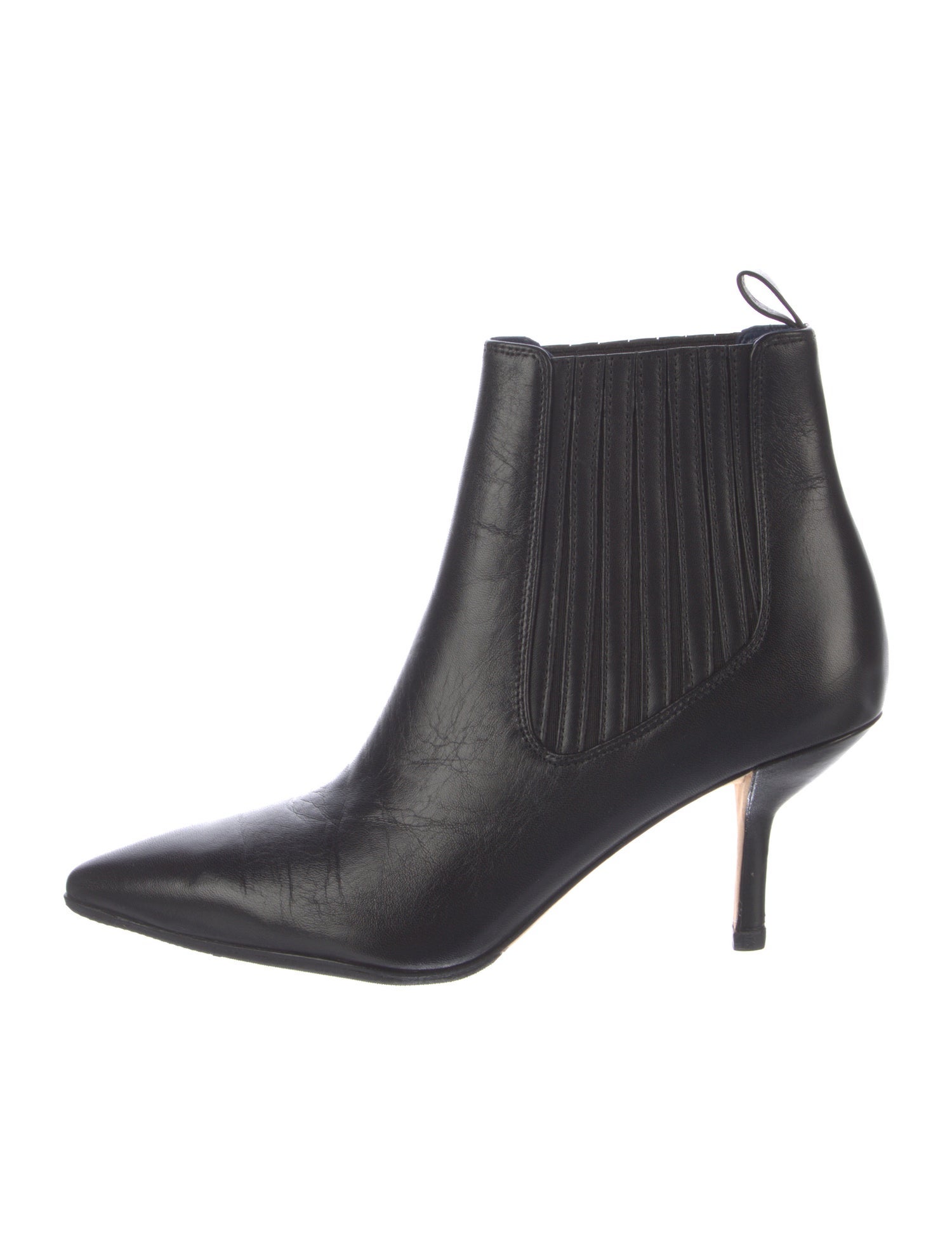 Diane von Furstenberg Leather Chelsea Boots