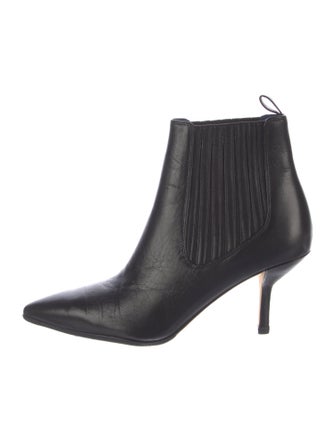 Diane von Furstenberg Leather Chelsea Boots