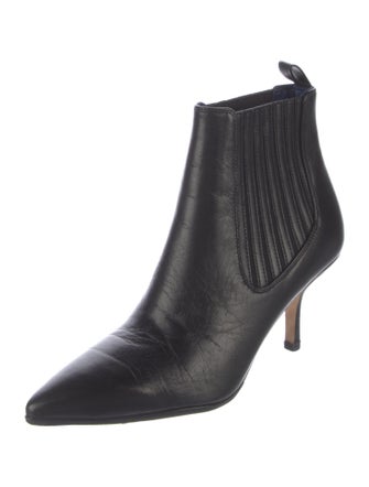 Diane von Furstenberg Leather Chelsea Boots
