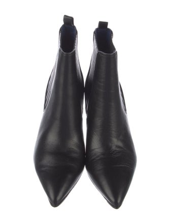 Diane von Furstenberg Leather Chelsea Boots
