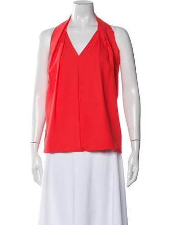 Diane von Furstenberg Halterneck Sleeveless Blouse
