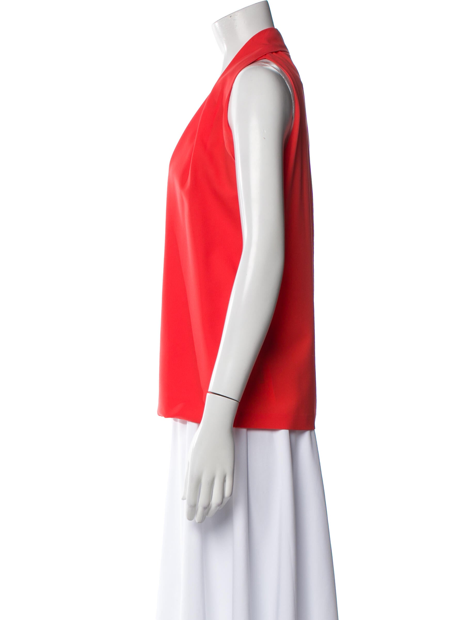 Diane von Furstenberg Halterneck Sleeveless Blouse