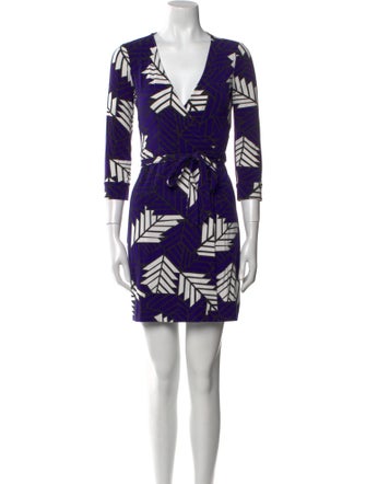 Diane von Furstenberg Printed Mini Dress