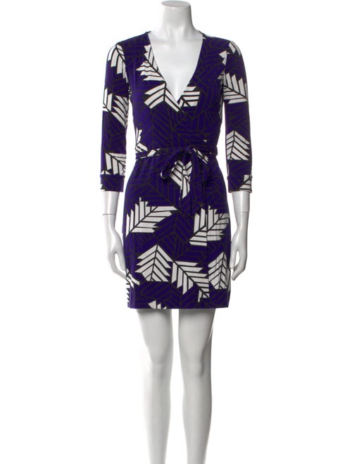 Diane von Furstenberg Printed Mini Dress