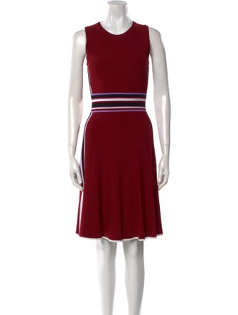Diane von Furstenberg Crew Neck Knee-Length Dress