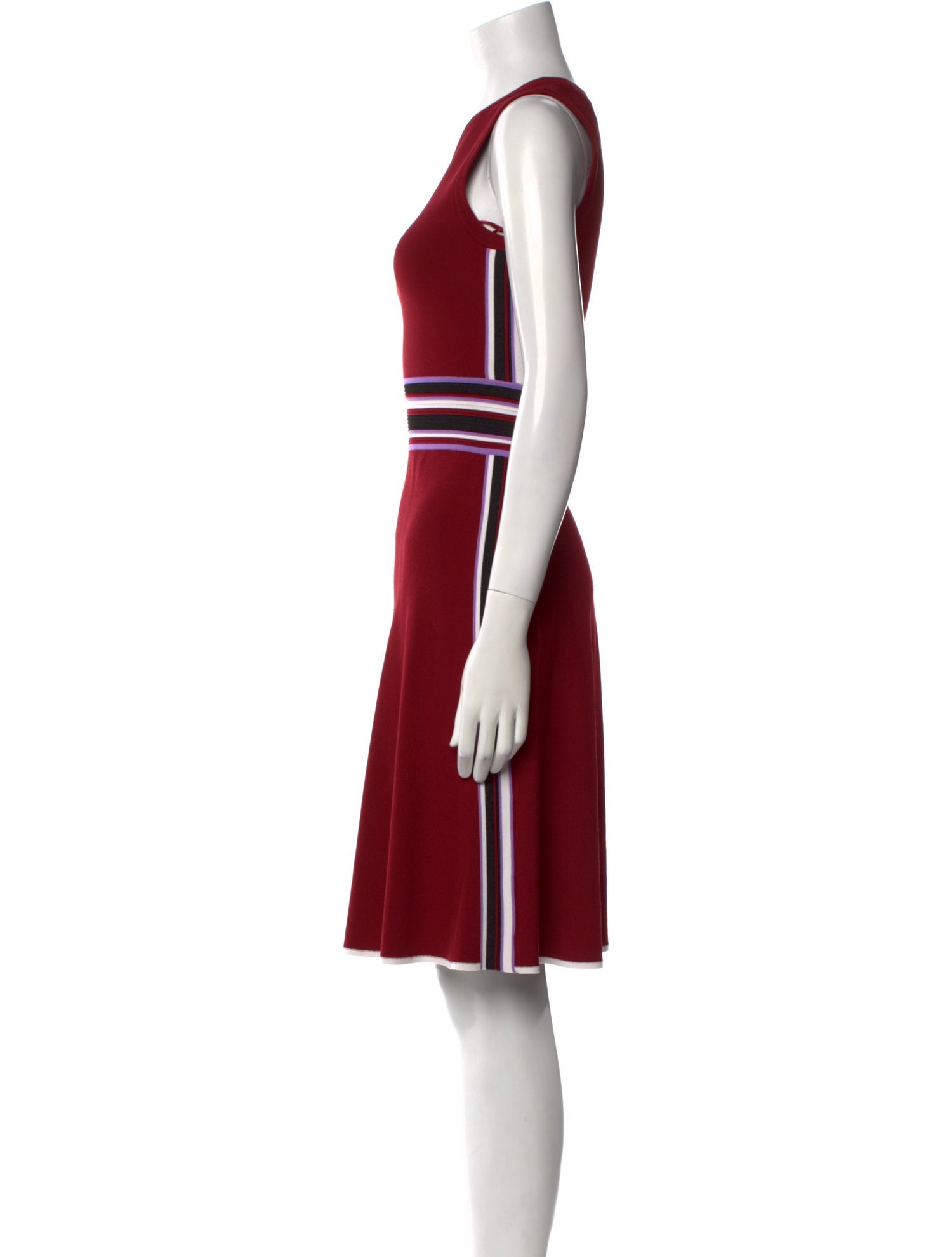 Diane von Furstenberg Crew Neck Knee-Length Dress