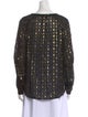 Diane von Furstenberg Printed Cowl Neck Blouse