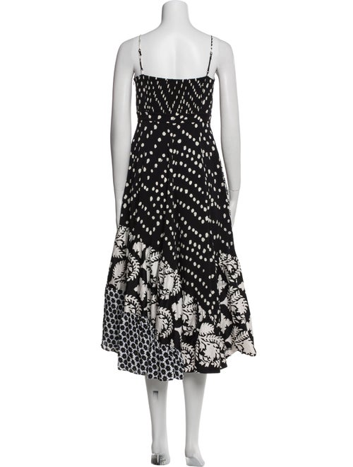 Diane von Furstenberg Floral Print Midi Length Dress