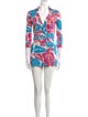Diane von Furstenberg Silk Floral Print Romper