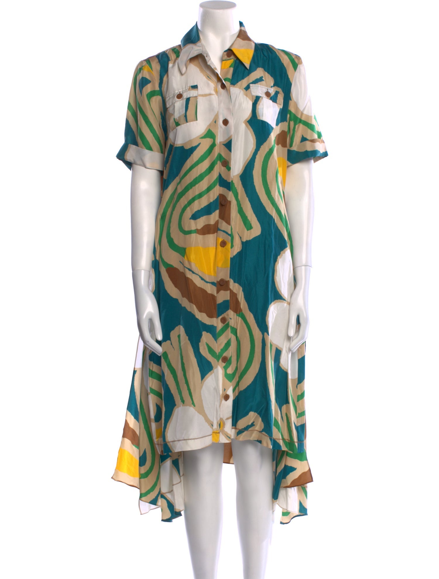 Diane von Furstenberg Silk Midi Length Dress