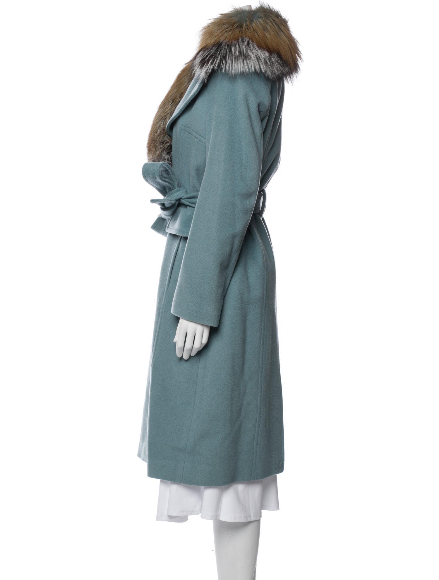 Diane von Furstenberg Wool Fur Jacket w/ Tags