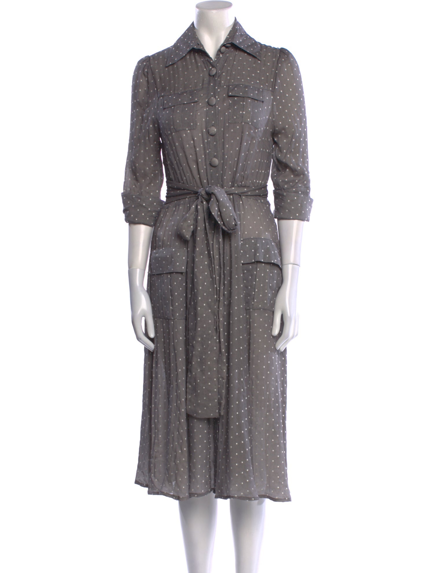 Diane von Furstenberg Silk Midi Length Dress