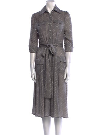 Diane von Furstenberg Silk Midi Length Dress