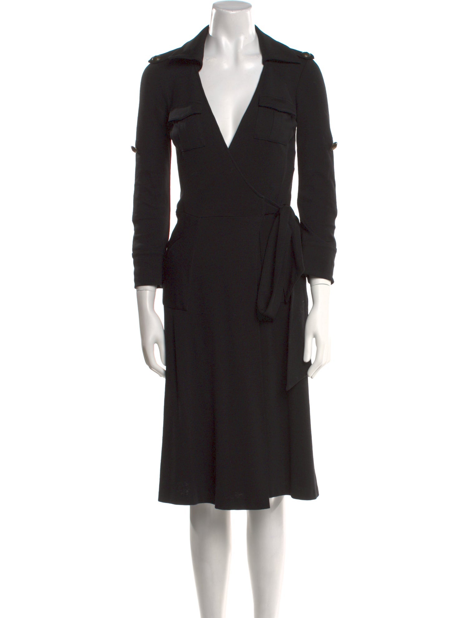 Diane von Furstenberg Wool Midi Length Dress
