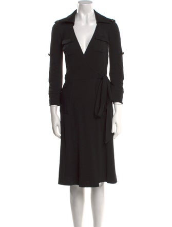 Diane von Furstenberg Wool Midi Length Dress