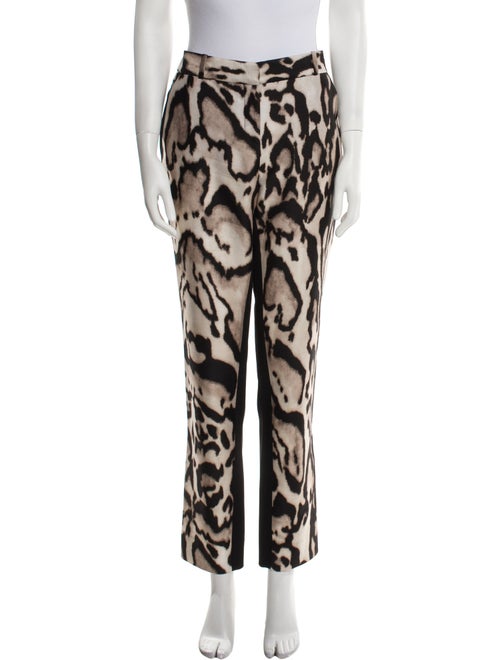 Diane von Furstenberg Wool Straight Leg Pants