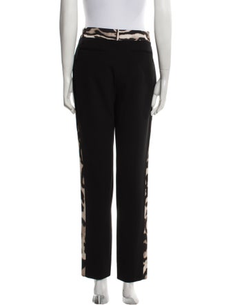 Diane von Furstenberg Wool Straight Leg Pants