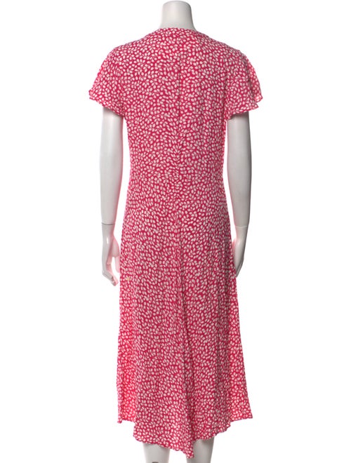 Diane von Furstenberg Printed Midi Length Dress