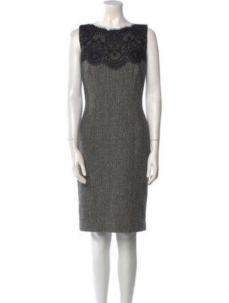 Diane von Furstenberg Virgin Wool Knee-Length Dress