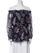 Diane von Furstenberg Silk Floral Print Blouse