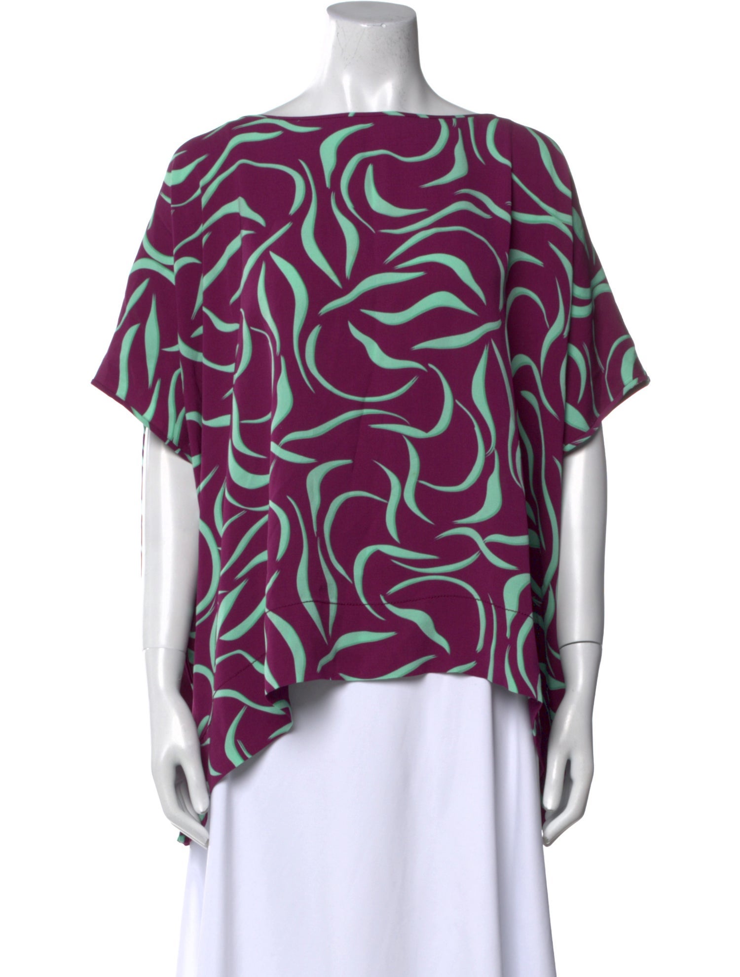 Diane von Furstenberg Silk Printed Blouse