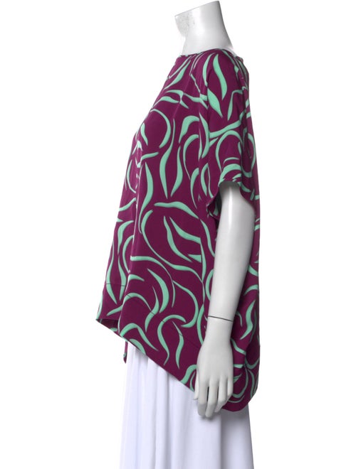 Diane von Furstenberg Silk Printed Blouse