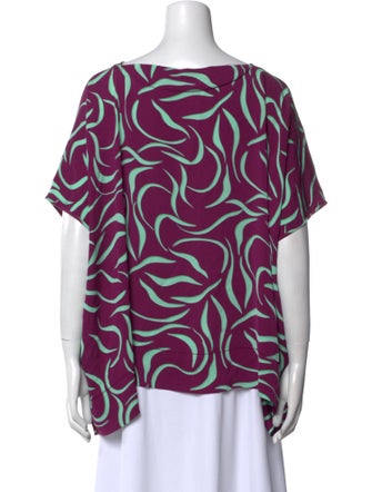 Diane von Furstenberg Silk Printed Blouse