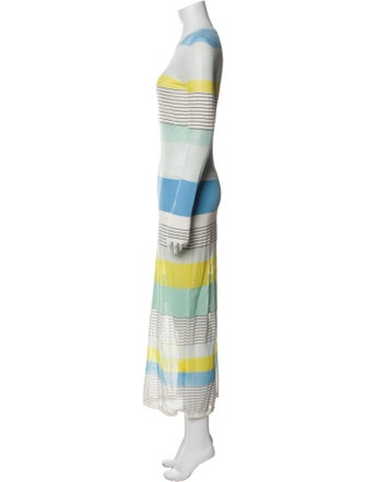 Diane von Furstenberg Striped Long Dress