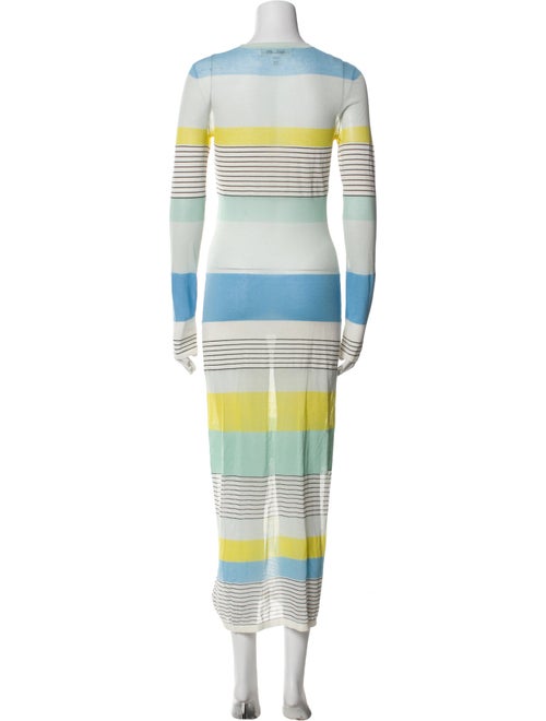 Diane von Furstenberg Striped Long Dress